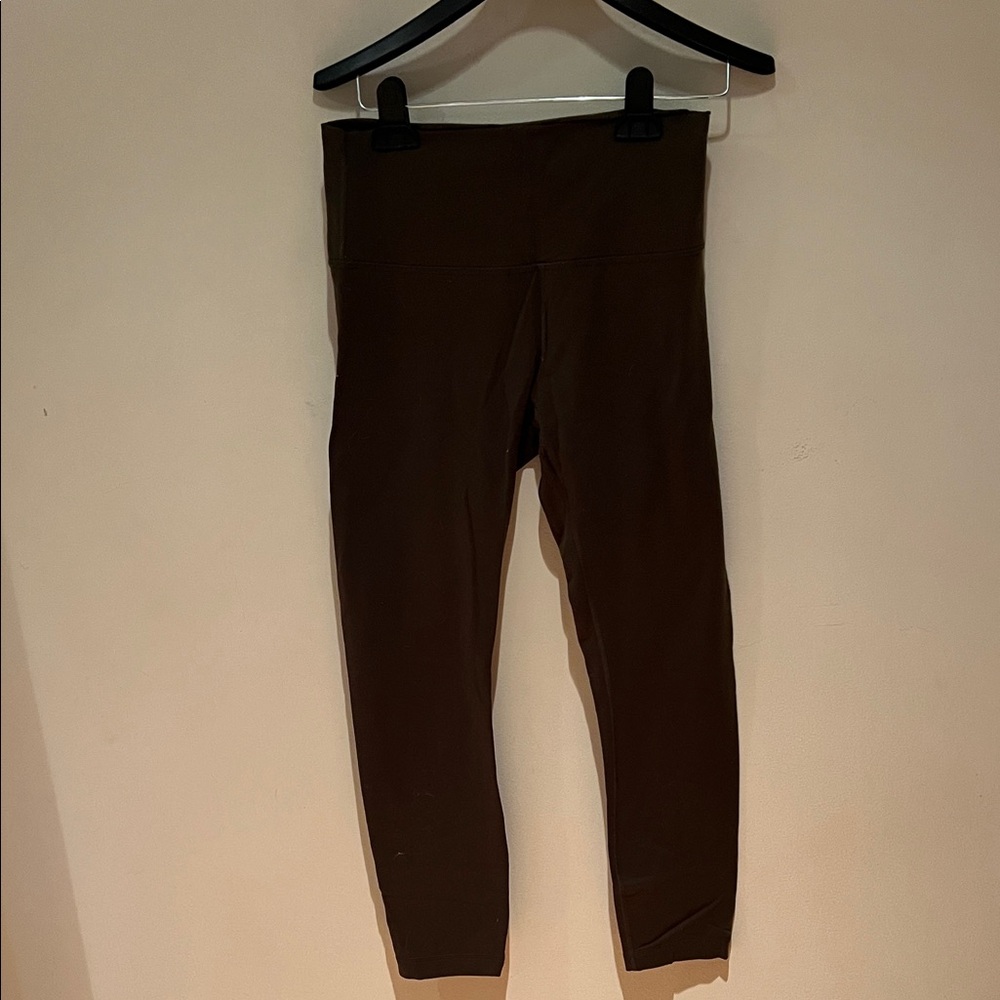 2016 Lululemon High Times green leggings